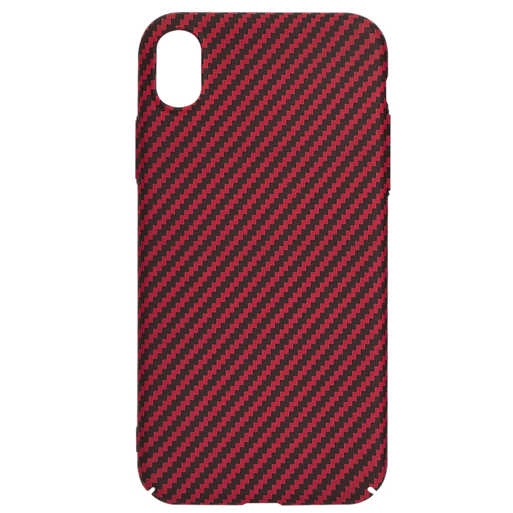 Techsuit - Carbonite FiberShell - iPhone XR - Red