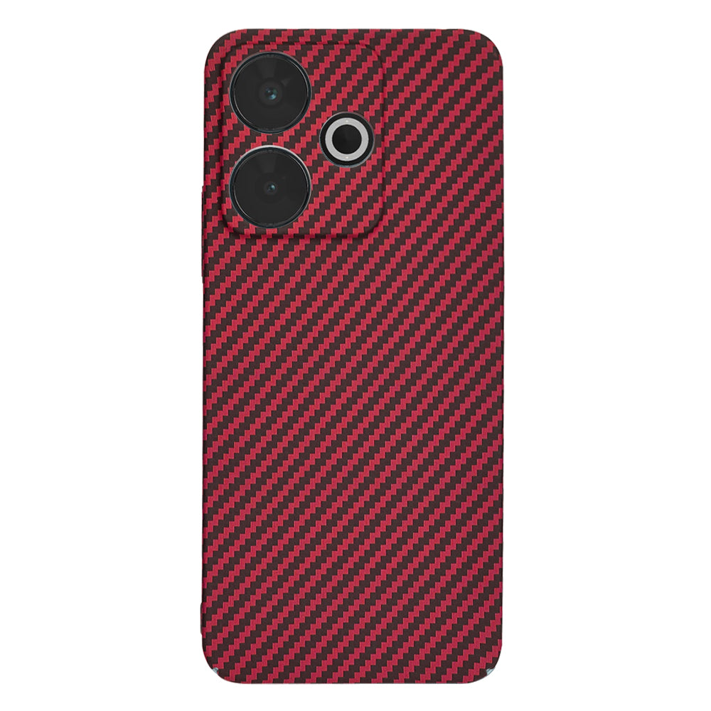 Techsuit - Carbonite FiberShell - Xiaomi Redmi 13 / Poco M6 4G - Red