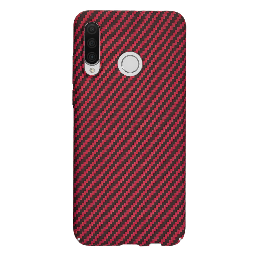 Techsuit - Carbonite FiberShell - Huawei P30 Lite / P30 Lite New Edition - Red