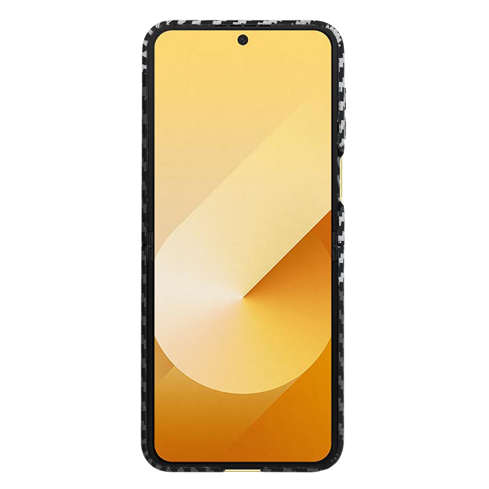 Techsuit - Carbonite FiberShell - Galaxy Z Flip6 / Flip7 FE - Stealth Gray