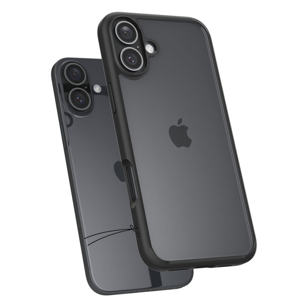Spigen Ultra Hybrid Iphone 16 Case - Matte Black