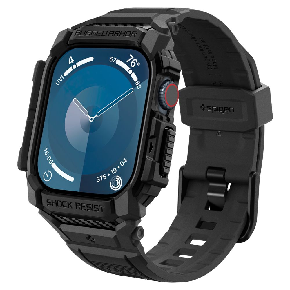 Spigen - Rugged Armor Pro - Apple Watch 10 42mm / Watch 11 42mm - Matte Black