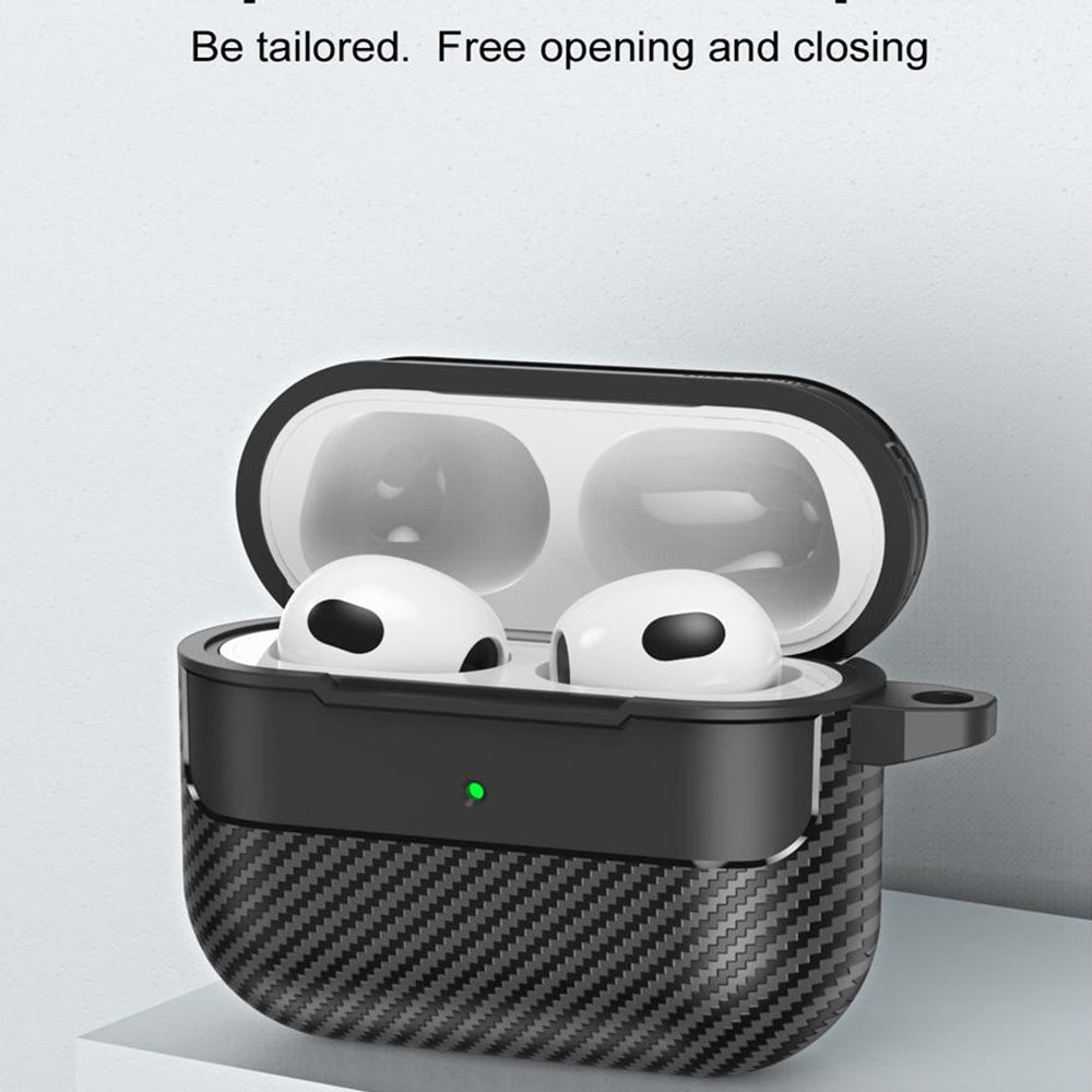 Techsuit - CarbonFiber - for AirPods 3 - Black