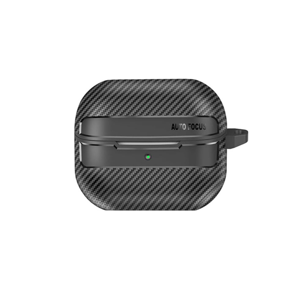 Techsuit - CarbonFiber - for Galaxy Buds 3 / 3 Pro / 3 FE - Black