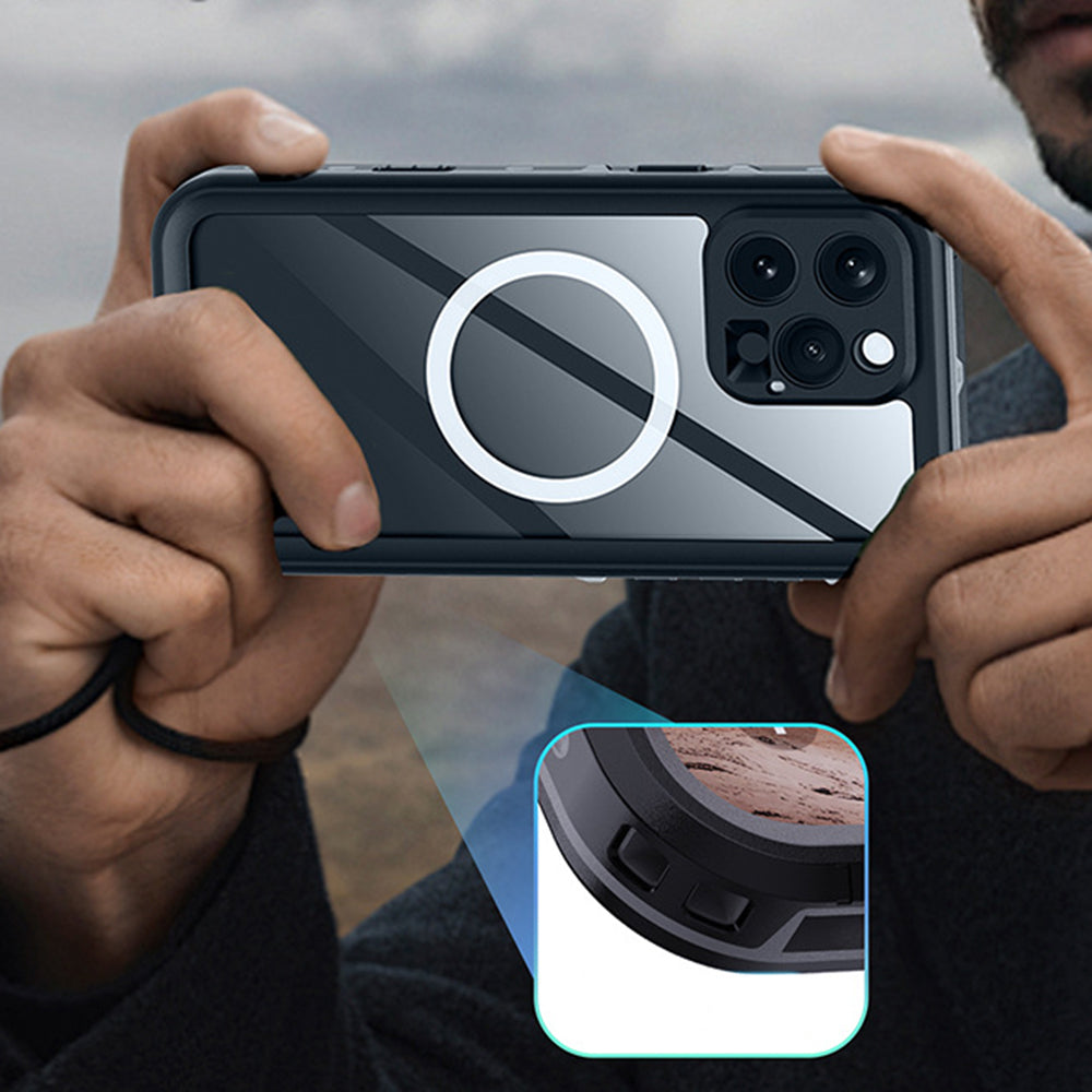 ShellBox - Waterproof IP68 Case - iPhone 16 Pro - Black