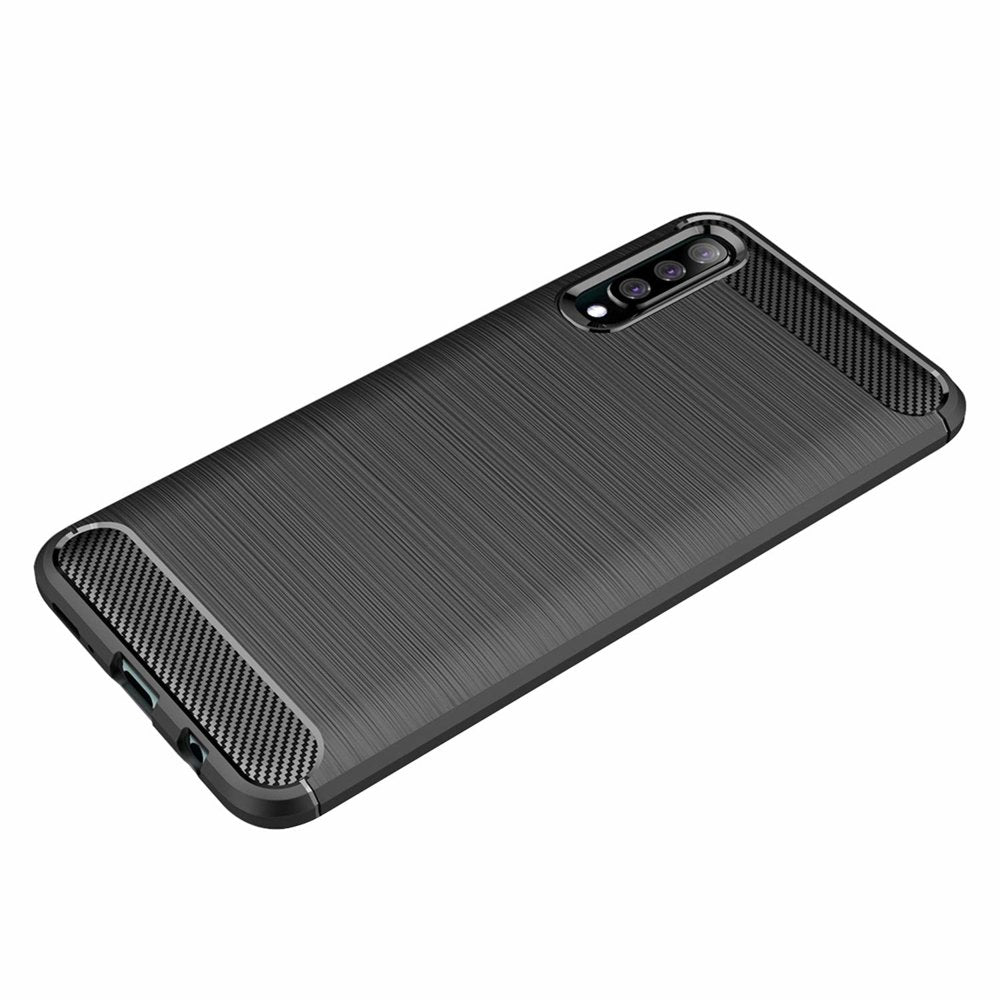 Techsuit - Carbon Silicone - Galaxy A30s / A50 / A50s - Black