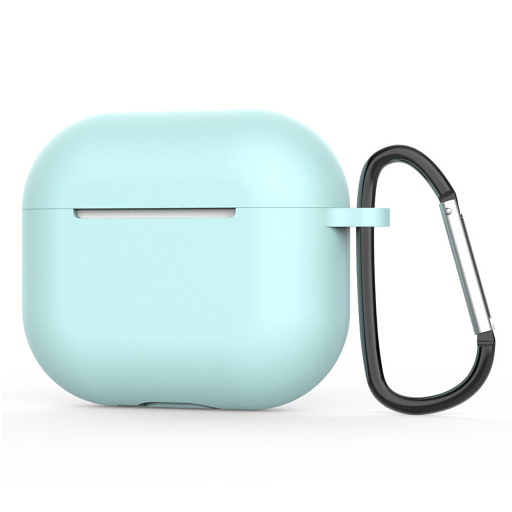Techsuit - Silicone Case - for AirPods 4, Smooth Ultrathin Material - Cyan