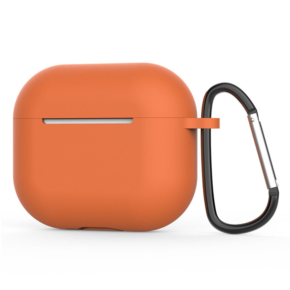 Techsuit - Silicone Case - for AirPods 4, Smooth Ultrathin Material - Orange