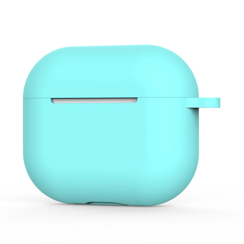 Techsuit - Silicone Case - for AirPods 4, Smooth Ultrathin Material - Turquoise