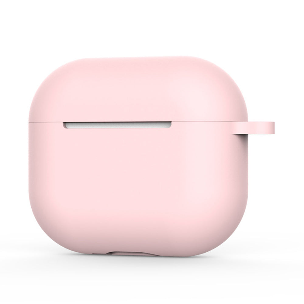 Techsuit - Silicone Case - for AirPods 4, Smooth Ultrathin Material - Pink