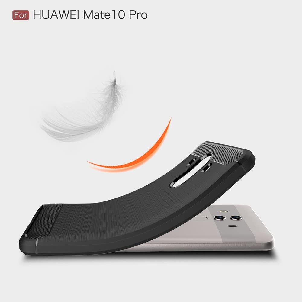 Techsuit - Carbon Silicone - Huawei Mate 10 Pro - Black