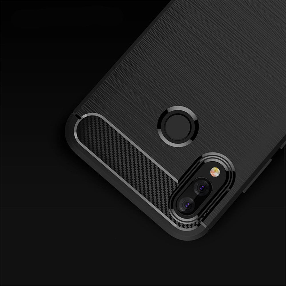 Techsuit - Carbon Silicone - Huawei P20 lite - Black