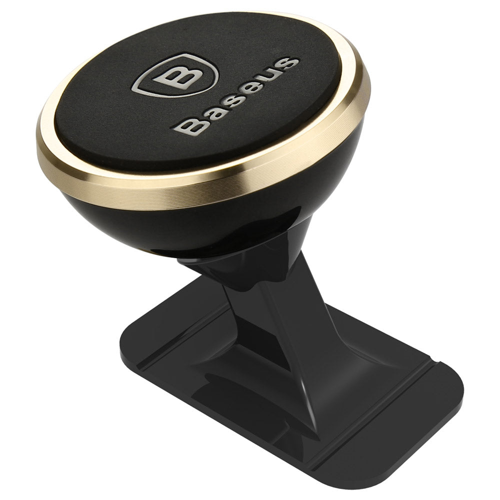 Baseus - Car Holder 360° Degree (SUCX140015) - Magnetic Grip for Dashboard, Windshield - Luxury Gold