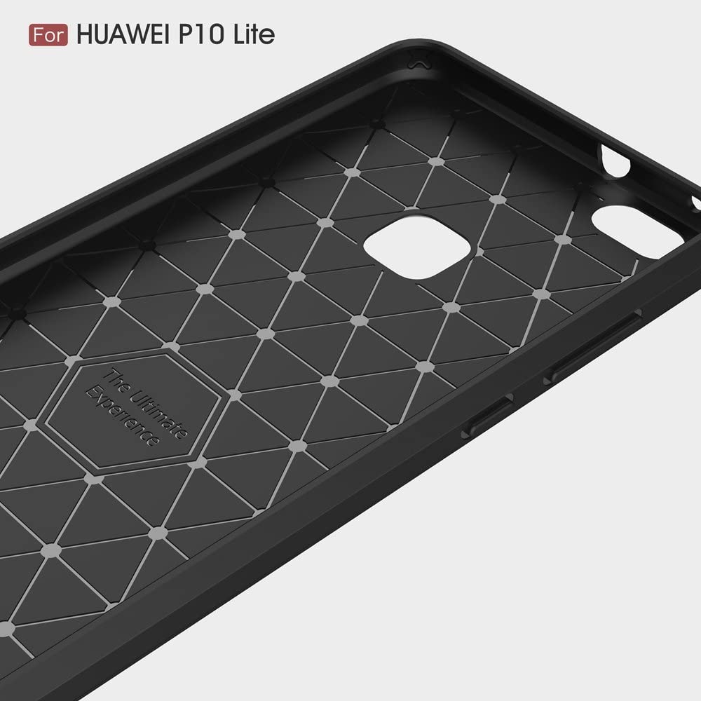 Techsuit - Carbon Silicone - Huawei P10 Lite - Black
