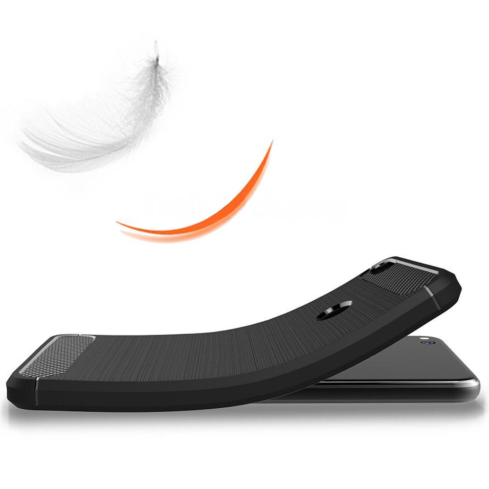 Techsuit - Carbon Silicone - Huawei P9 Lite 2017 / P8 Lite 2017 - Black