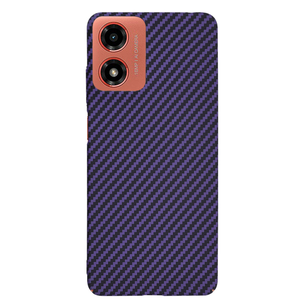 Techsuit - Carbonite FiberShell - Motorola Moto G04 / Moto G04s / Moto G24 / Moto E14 - Purple