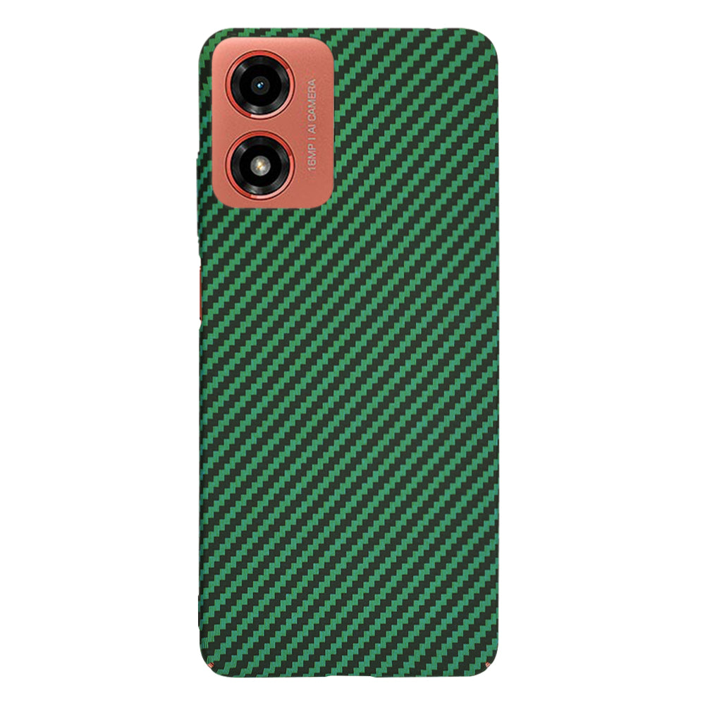 Techsuit - Carbonite FiberShell - Motorola Moto G04 / Moto G04s / Moto G24 / Moto E14 - Green