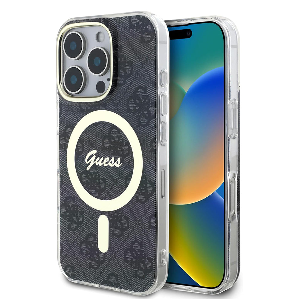 Guess - IML 4G MagSafe (GUHMP16XH4STK) - iPhone 16 Pro Max - Black