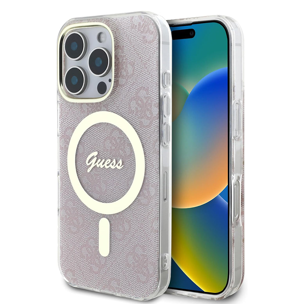 Guess - IML 4G MagSafe (GUHMP16XH4STP) - iPhone 16 Pro Max - Pink