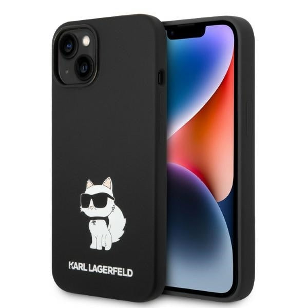 Karl Lagerfeld - Silicone MagSafe (KLHMP14MSNCHBCK) - iPhone 14 Plus - Choupette