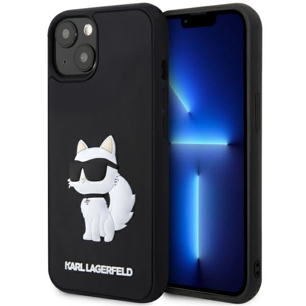 Karl Lagerfeld - 3D Design (KLHCP14M3DRKHNK) - iPhone 14 Plus - Rubber Choupette