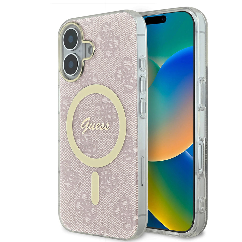 Guess - IML 4G MagSafe (GUHMP16SH4STP) - iPhone 16 - Pink