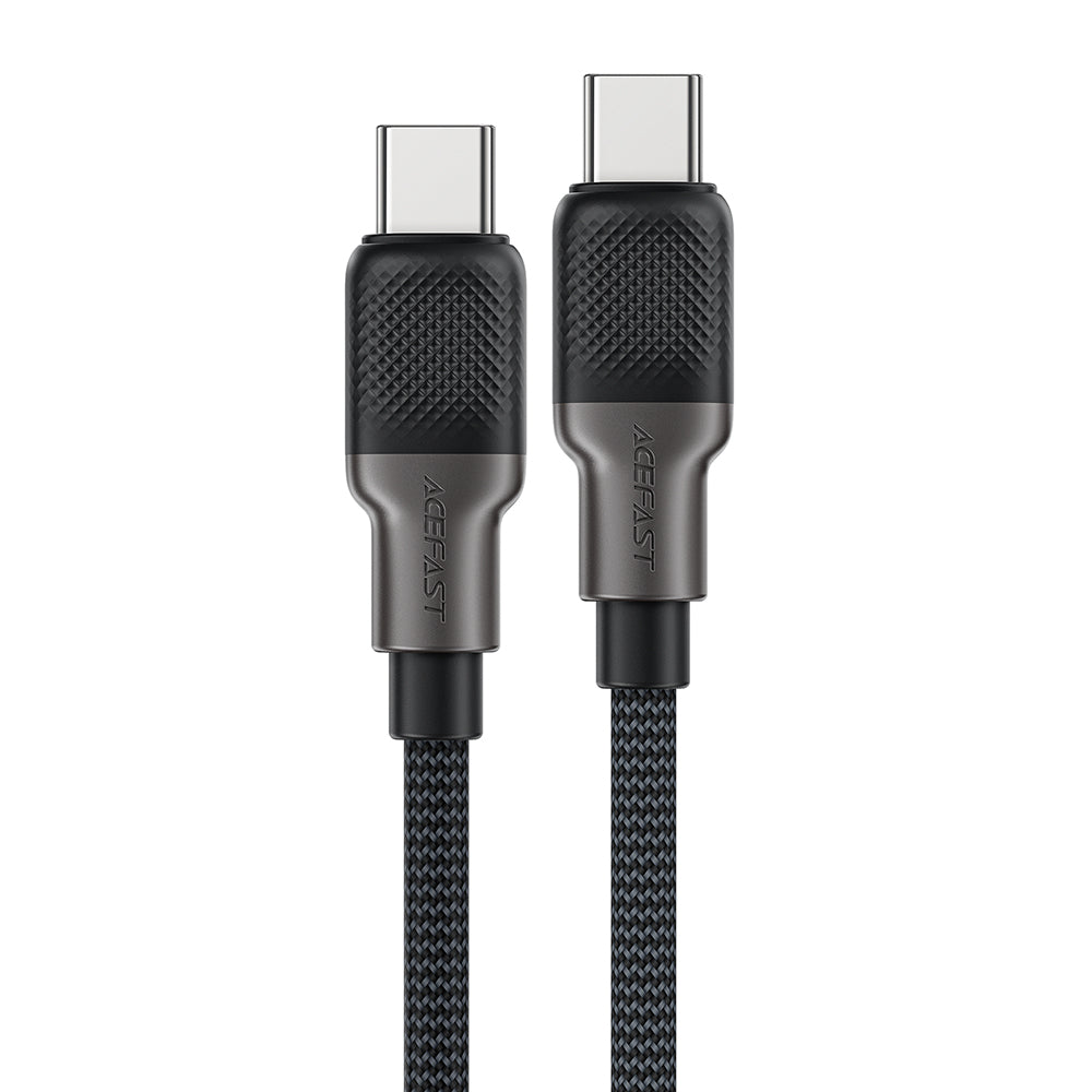Acefast - Data Cable (C10-03) - Type-C to Type-C, 60W, High-Speed Charging, 1.2m - Black