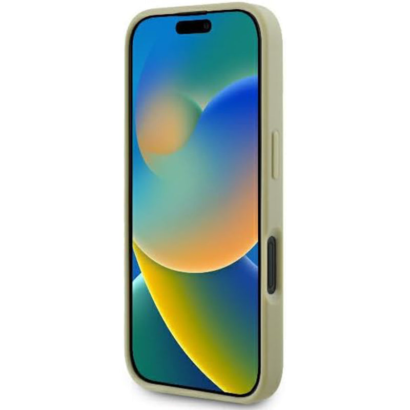 Guess Fixed Glitter Big 4G Logo Case Θήκη προστασίας από σιλικόνη – iPhone 16 Pro (Χρυσό – GUHCP16LHG4SGD)