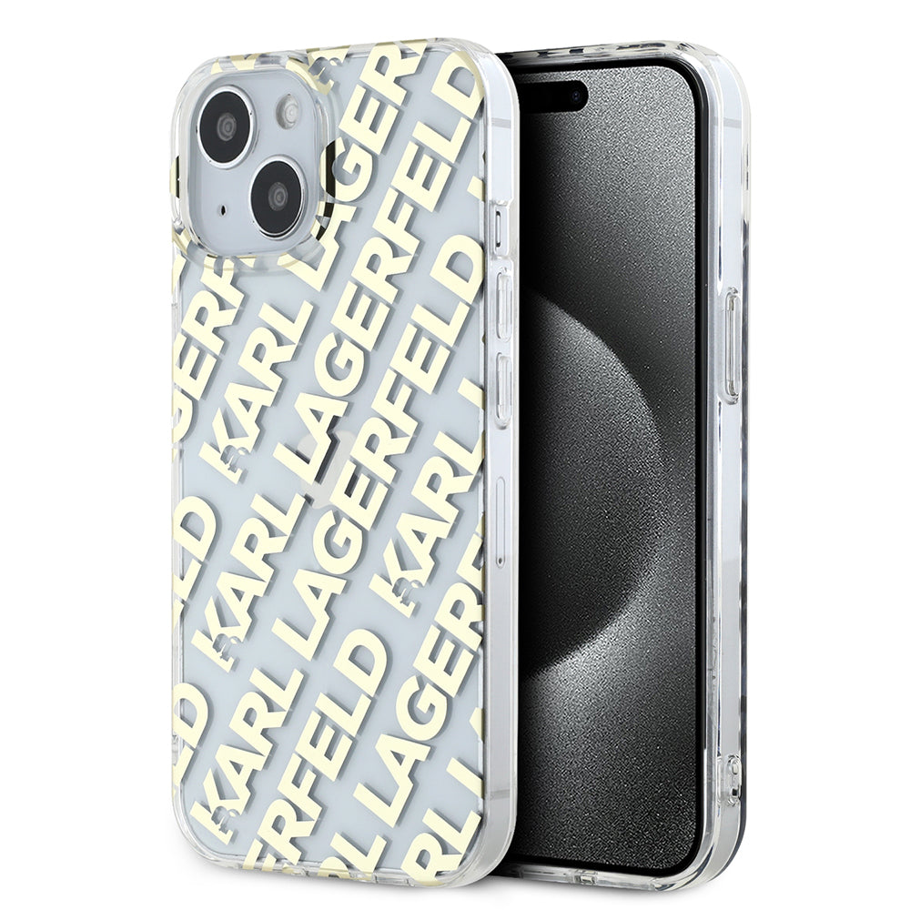 Karl Lagerfeld - IML Luxury (KLHCP15SHKFOEMD) - iPhone 15 - Gold Fullover Logo
