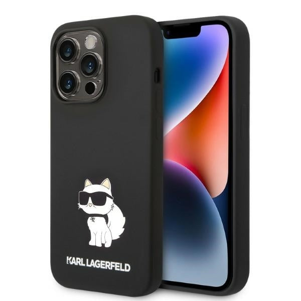 Karl Lagerfeld - Silicone (KLHCP14XSNCHBCK) - iPhone 14 Pro Max - Choupette