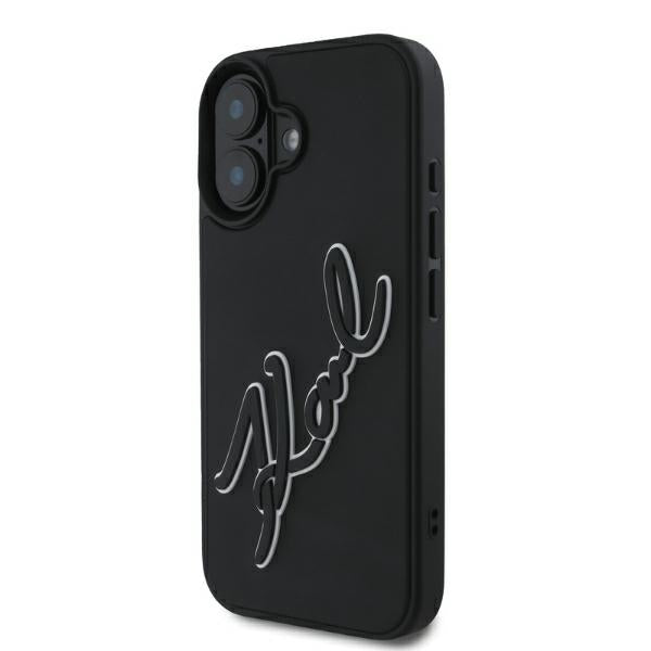 Karl Lagerfeld - 3D Design (KLHCP16S3DRKSDLK) - iPhone 16 - Rubber Signature
