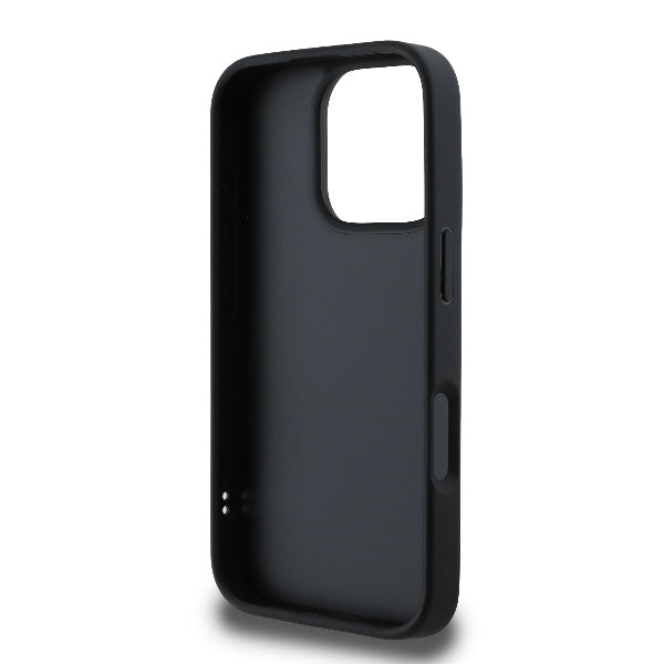 Karl Lagerfeld “Quilted Metal Signature Logo Collection” Case Θήκη προστασίας από δερματίνη – iPhone 16 Pro Max (Μαύρο – KLHCP16XPQDSMGK)