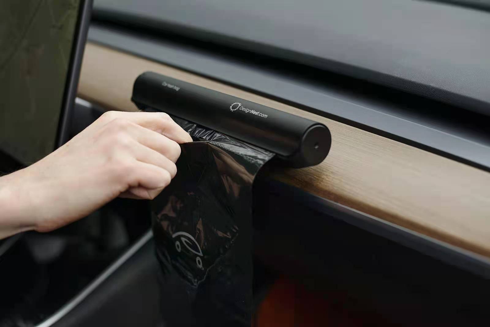 Designnest® Car Trash Bag Holder Πρακτική βάση για απορρίματα αυτοκινήτου (DH0980/CARTRS)