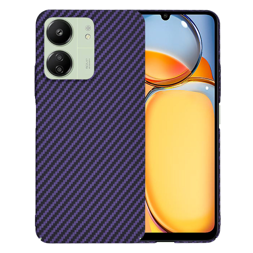 Techsuit - Carbonite FiberShell - Xiaomi Redmi 13C 4G / Redmi 13C 5G / Poco C65 - Purple