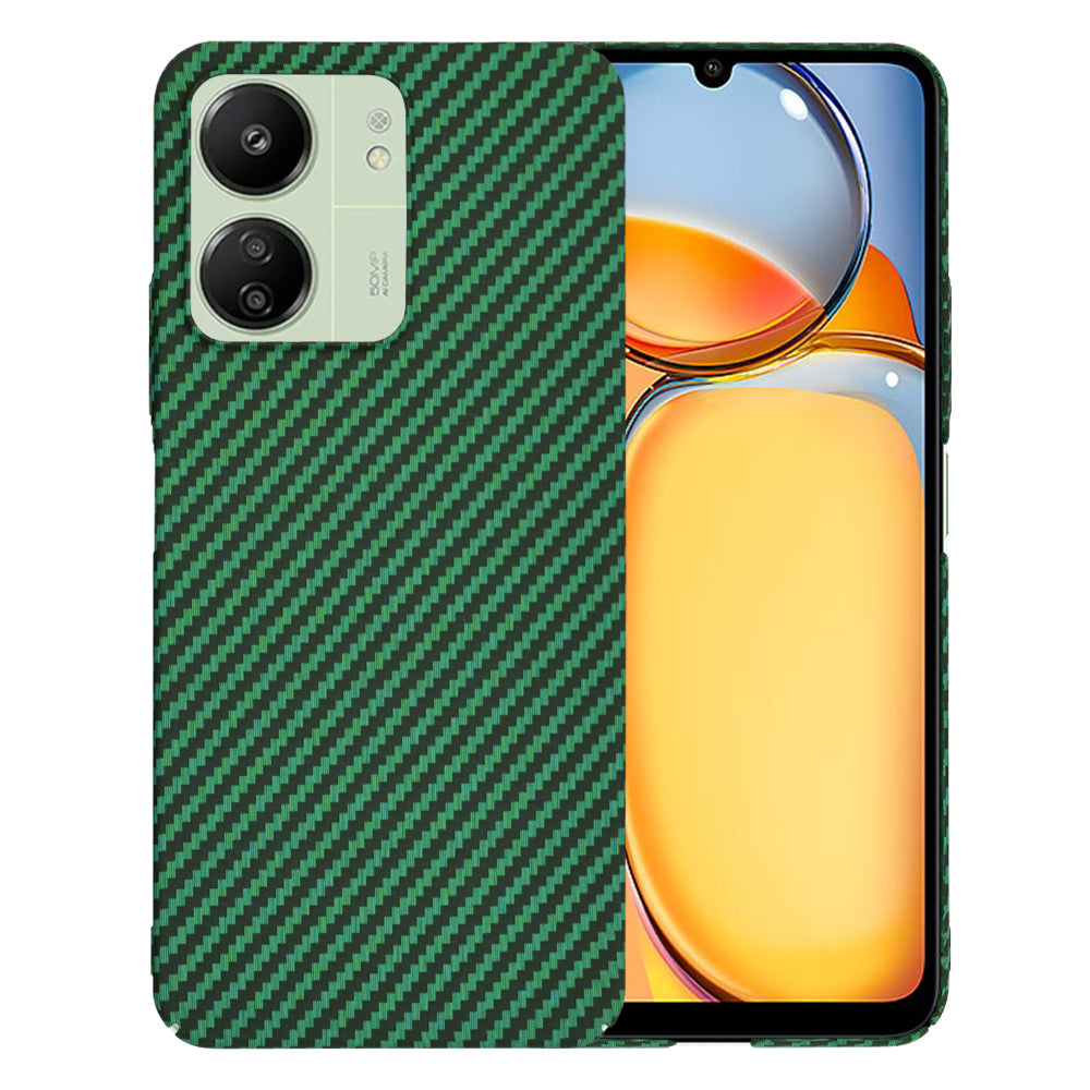 Techsuit - Carbonite FiberShell - Xiaomi Redmi 13C 4G / Redmi 13C 5G / Poco C65 - Green