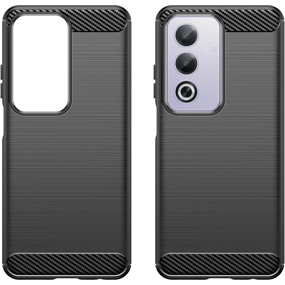 Techsuit - Carbon Silicone - Oppo A80 5G - Black