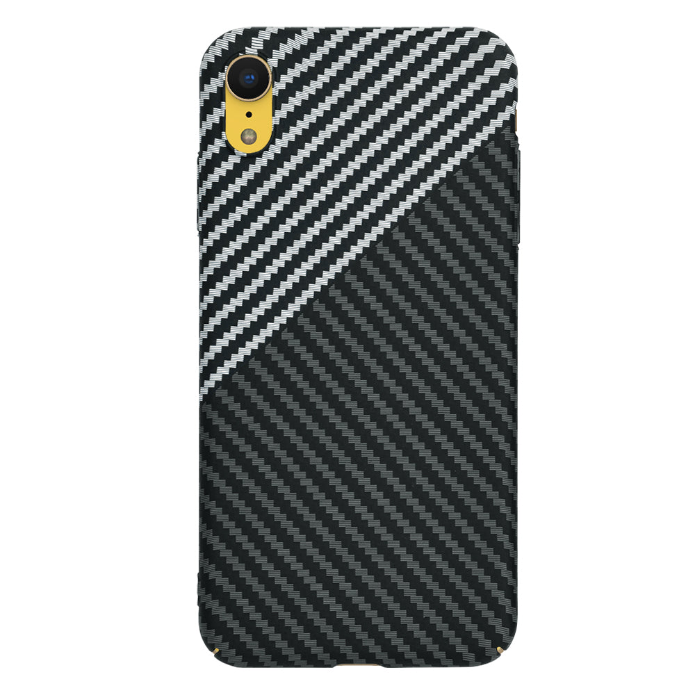 Techsuit - Carbonite FiberShell - iPhone XR - Stealth Gray