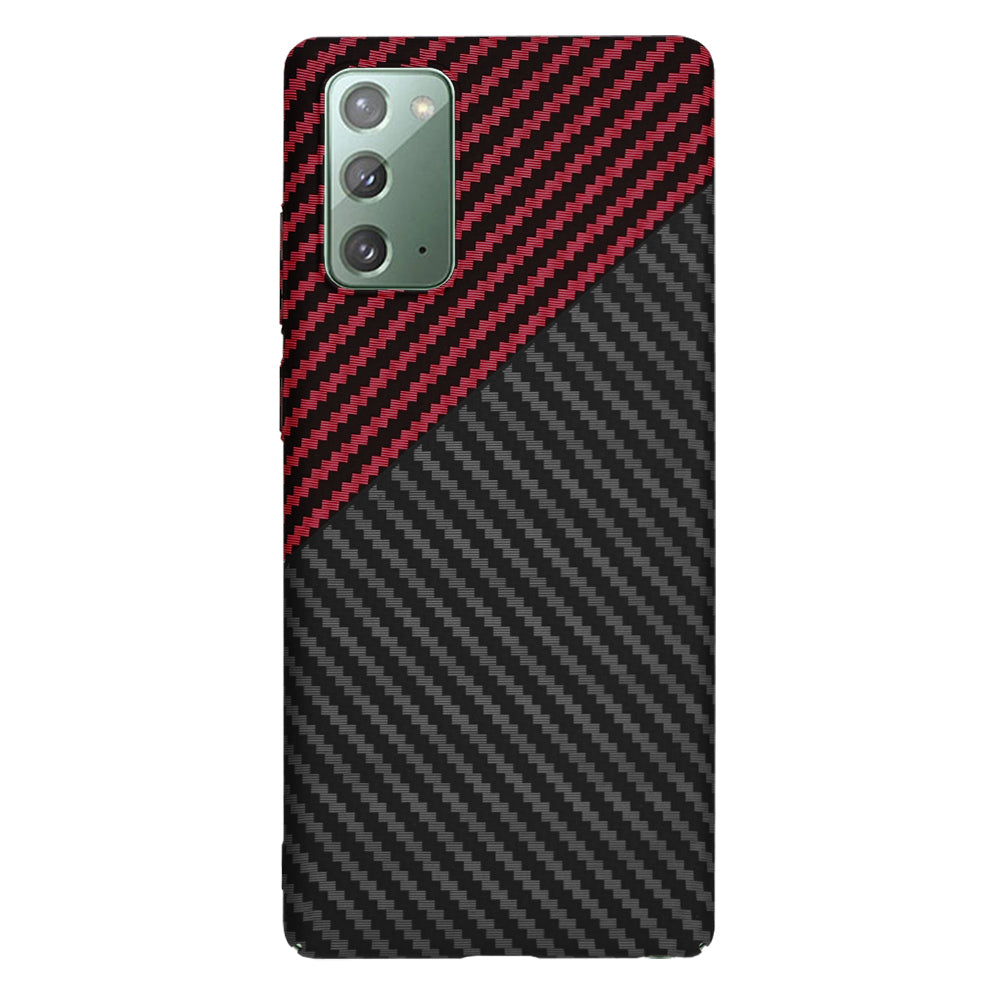 Techsuit - Carbonite FiberShell - Galaxy Note 20 4G / Note 20 5G - Red Vortex