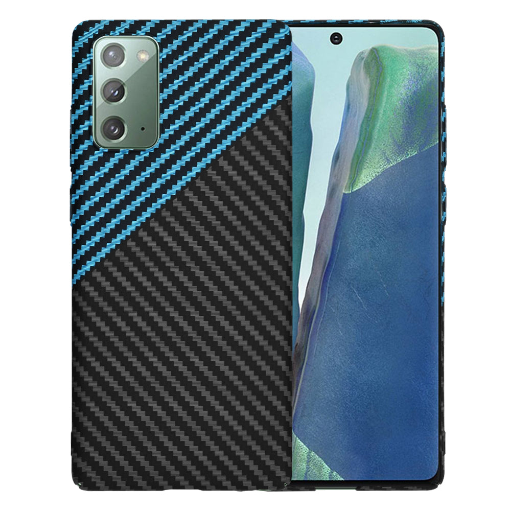 Techsuit - Carbonite FiberShell - Samsung Galaxy Note 20 4G / Note 20 5G - Blue Pulse