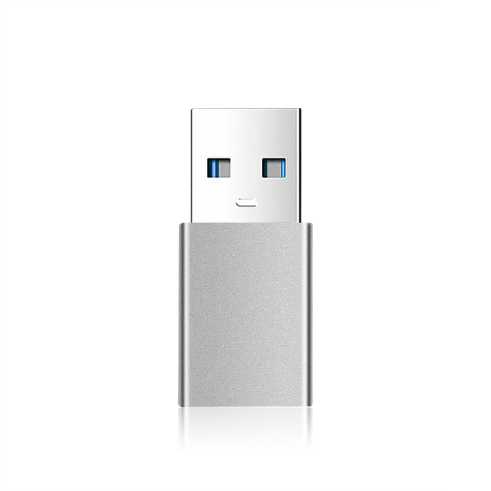 Fixed - Adapter (FIXA-CU-GR) - Type-C to USB 3.0, 5Gbps, 2.4A, Aluminum Alloy - Grey
