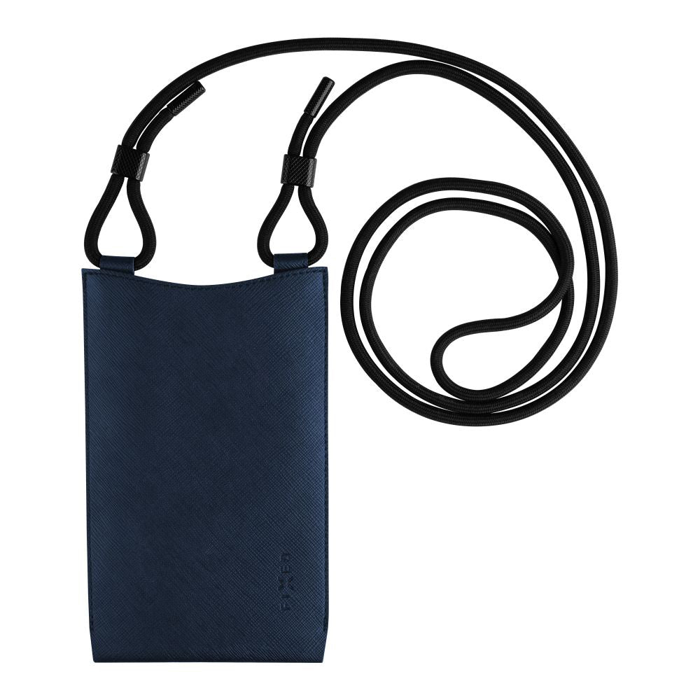 Fixed - Universal Shoulder Bag Verona (FIXVER-DRBL) - for Mobile Phones 7" - Dark Blue