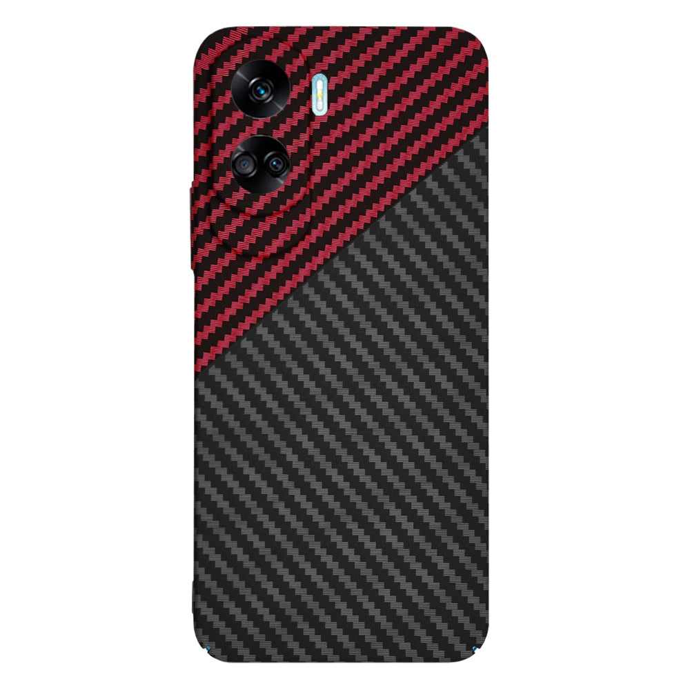 Techsuit - Carbonite FiberShell - Honor 90 Lite - Red Vortex