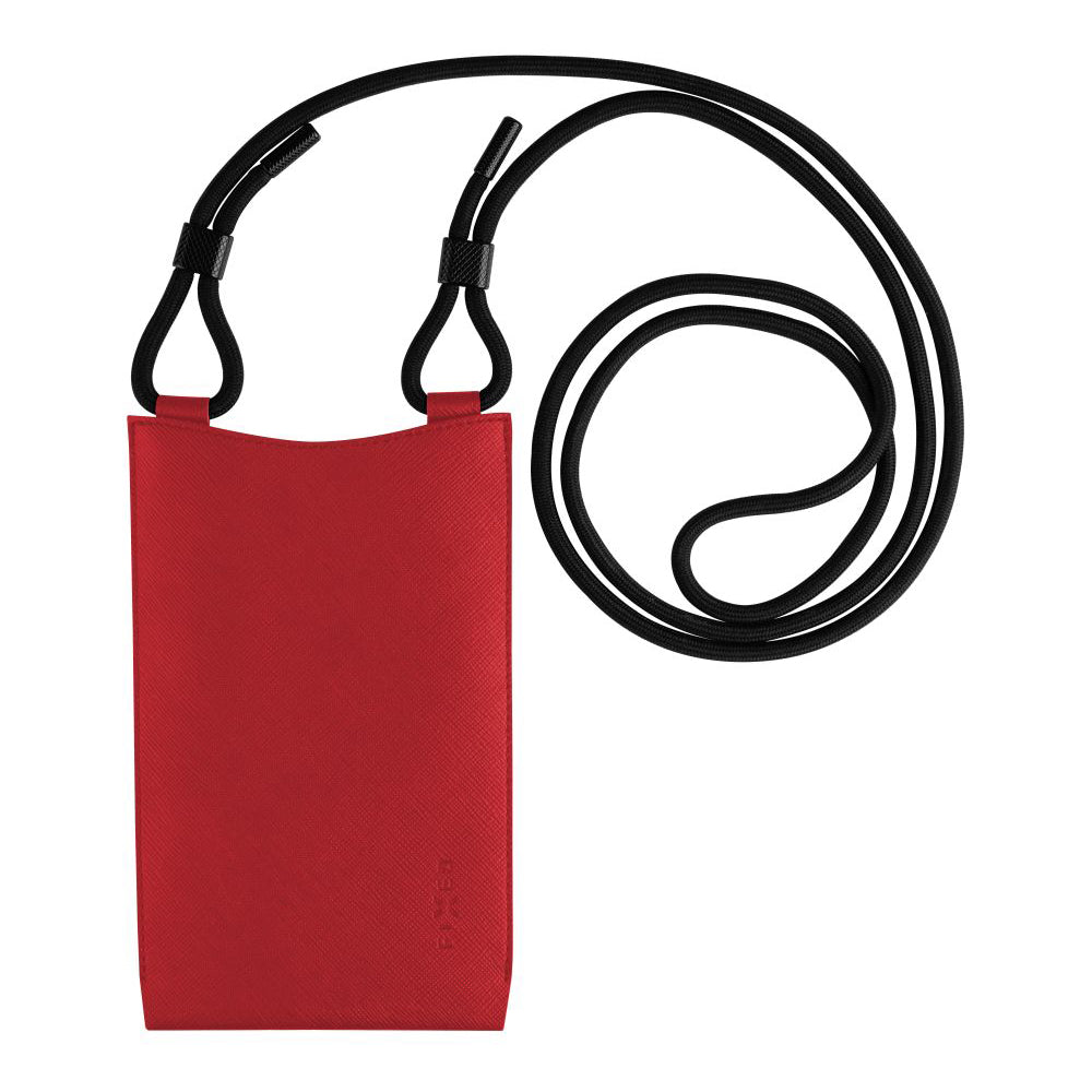 Fixed - Universal Shoulder Bag Verona (FIXVER-RD) - for Mobile Phones 7" - Red