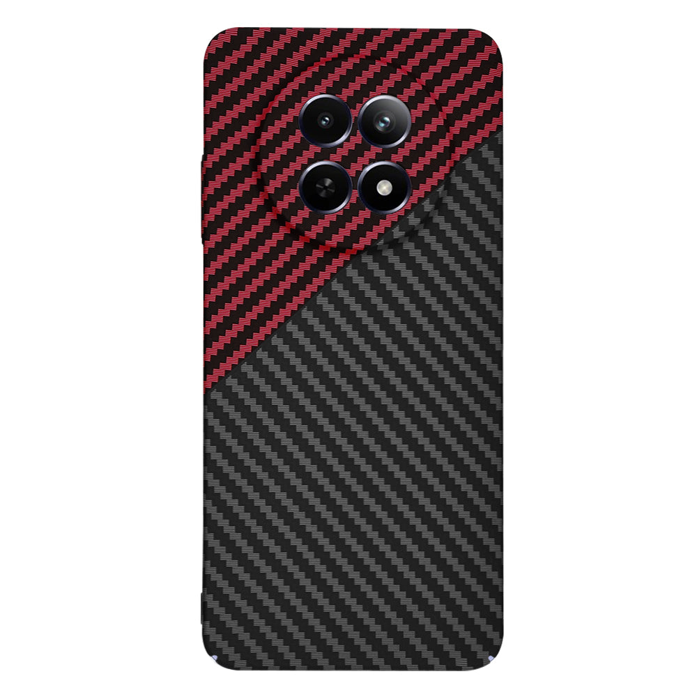 Techsuit - Carbonite FiberShell - Realme 12 / 12x - Red Vortex