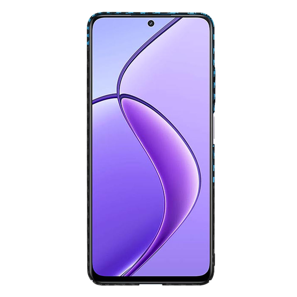 Techsuit - Carbonite FiberShell - Realme 12 / 12x - Blue Pulse