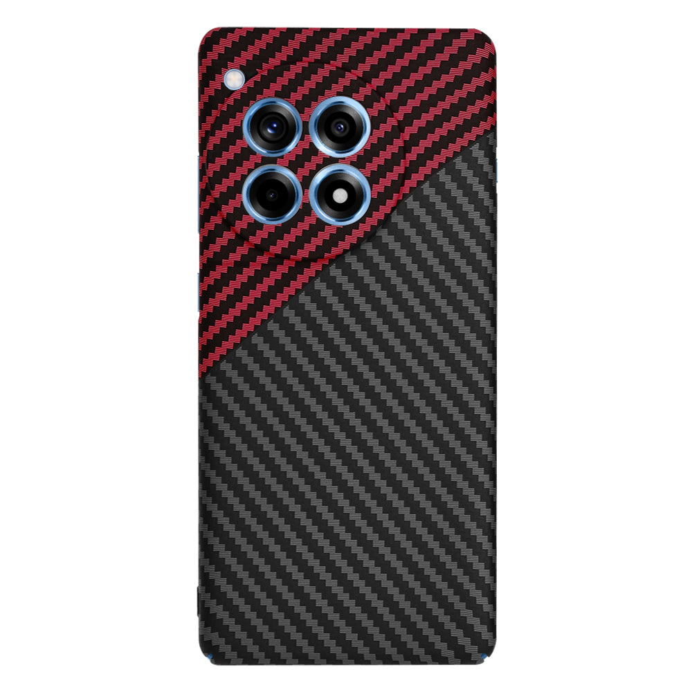 Techsuit - Carbonite FiberShell - OnePlus 12R - Red Vortex