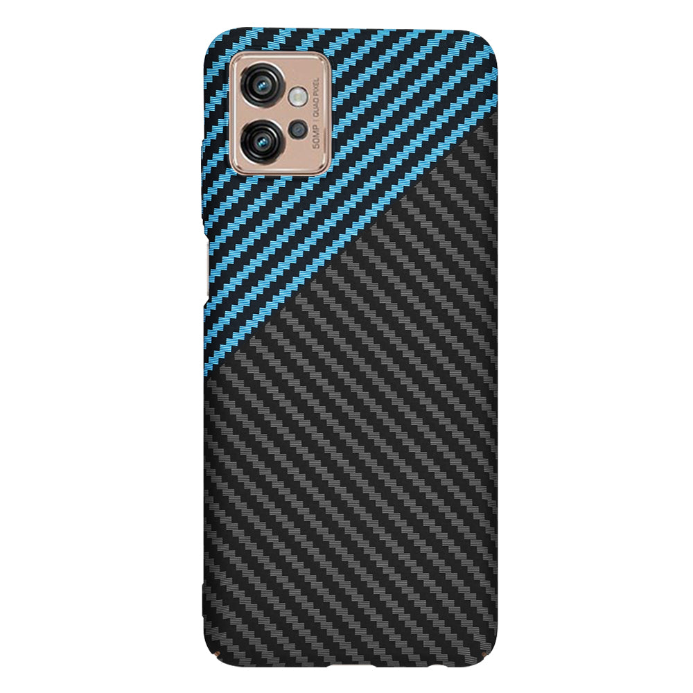 Techsuit - Carbonite FiberShell - Motorola Moto G32 - Blue Pulse