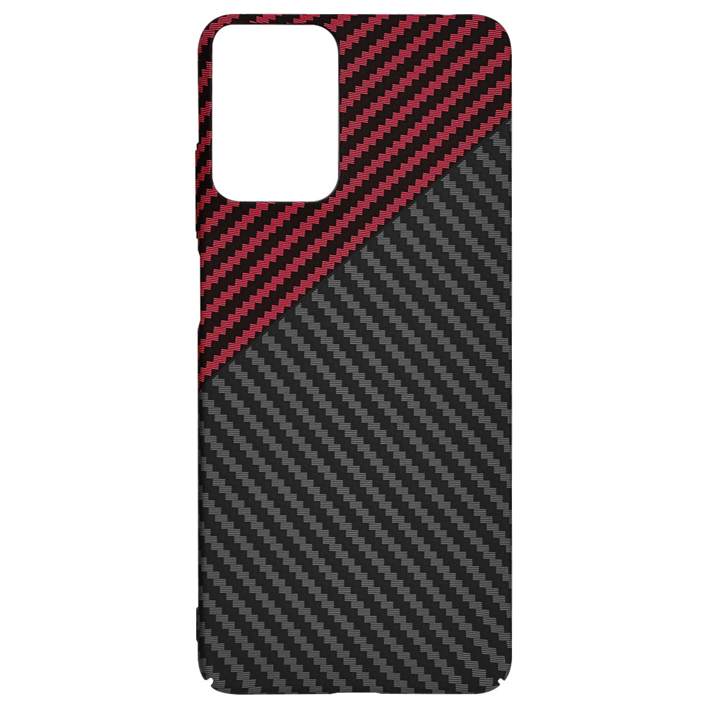Techsuit - Carbonite FiberShell - Motorola Moto G04 / Moto G04s / Moto G24 / Moto E14 - Red Vortex