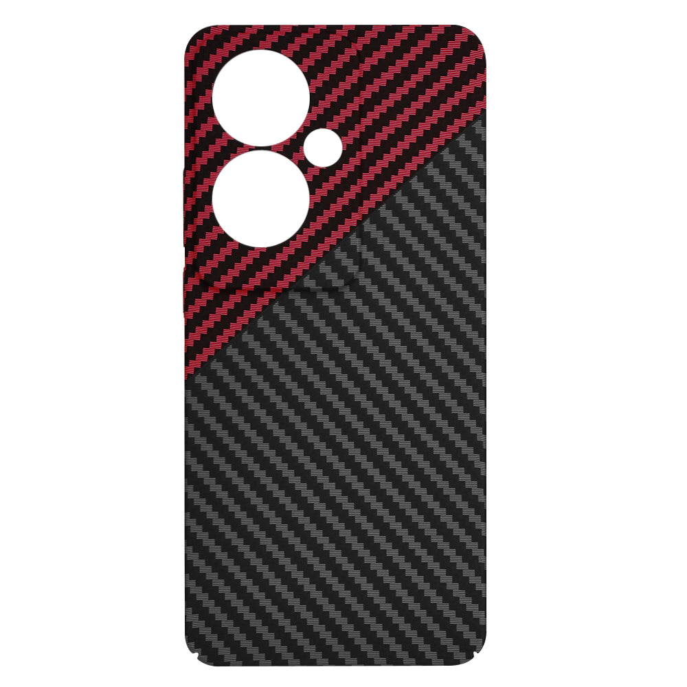Techsuit - Carbonite FiberShell - Oppo Reno11 F - Red Vortex