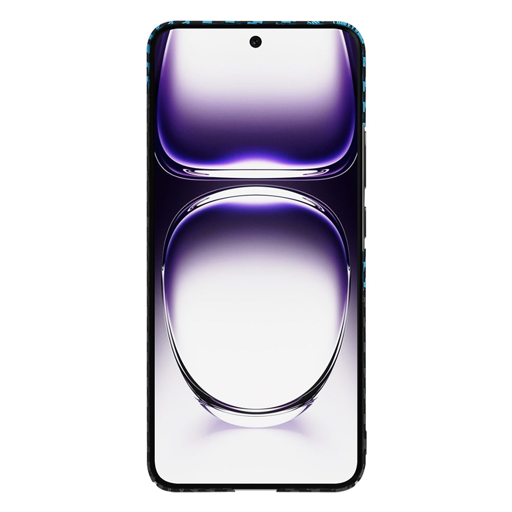 Techsuit - Carbonite FiberShell - Oppo Reno12 - Blue Pulse